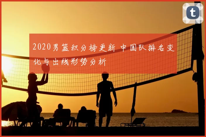 2020男篮积分榜更新 中国队排名变化与出线形势分析
